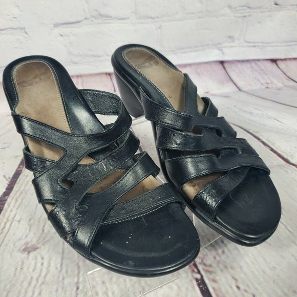 Dansko Shoes - Dansko Women's Size 8.5 Leather Sandals Heels